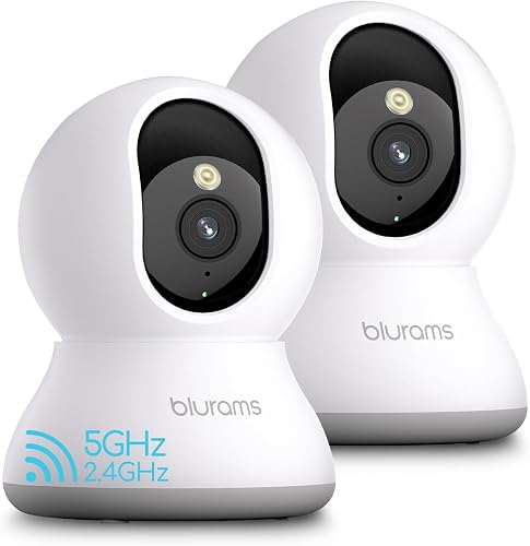 blurams 5G Cameras for Home Security, 2K Pet Camera with Phone App, 36 — Build quality and design details up close