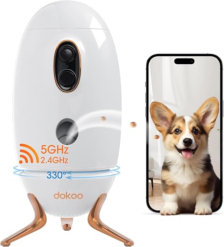 Dog Camera with Treat Dispenser, 2K 330° View Pet Monitor with Phone A — Real-world performance testing in action