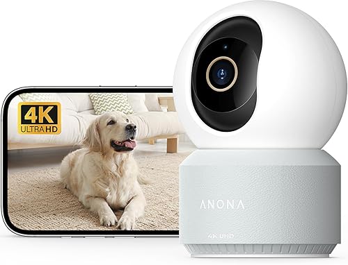 Anona Pano 4K UHD Indoor Camera, Pet/Dog/Baby Security Camera with Pho — Side-by-side comparison of top picks in this category