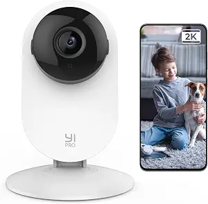 YI 2K 3MP Home Security Camera, Indoor Camera with Person, Vehicle, An — Our hands-on testing setup for furbo 360 vs petcube bites