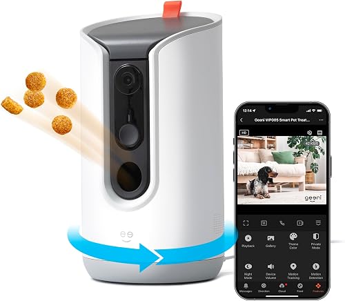 Geeni Pet Treat Dispenser with Camera - 2K HD WiFi Enabled, Dog and Ca — Side-by-side comparison of top picks in this category
